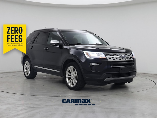Black 2019 Ford Explorer XLT AWD SUV / Crossover All-Wheel Drive Automatic