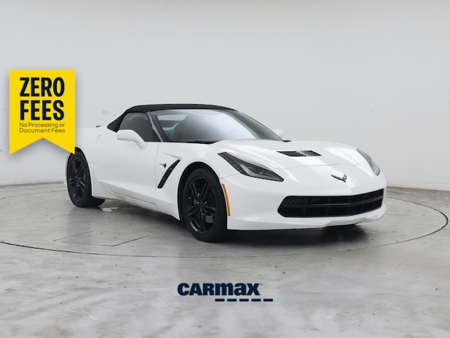 White 2017 Chevrolet Corvette Convertible Rear-Wheel Drive Automatic