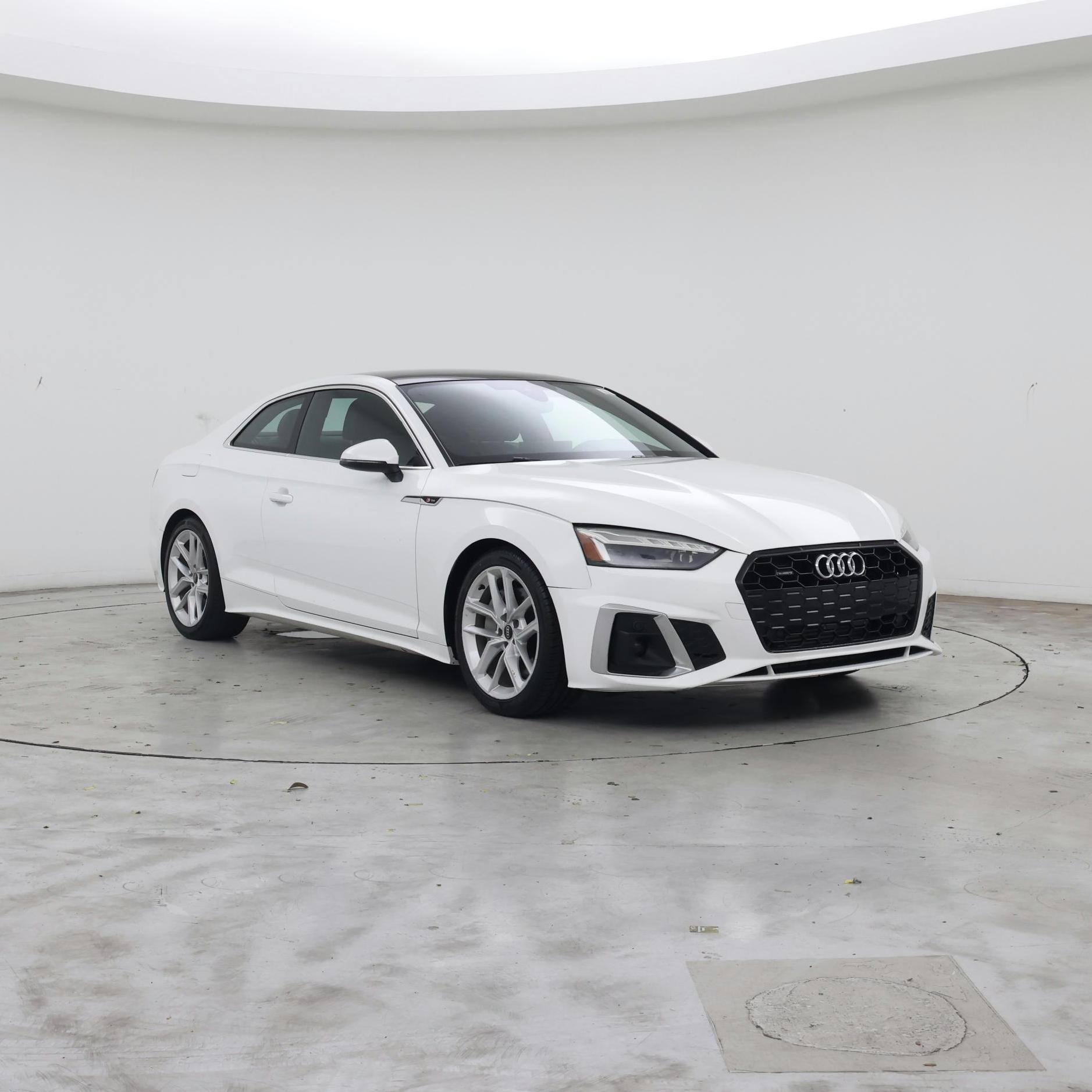 White 2023 Audi A5 Coupe All-Wheel Drive Automatic