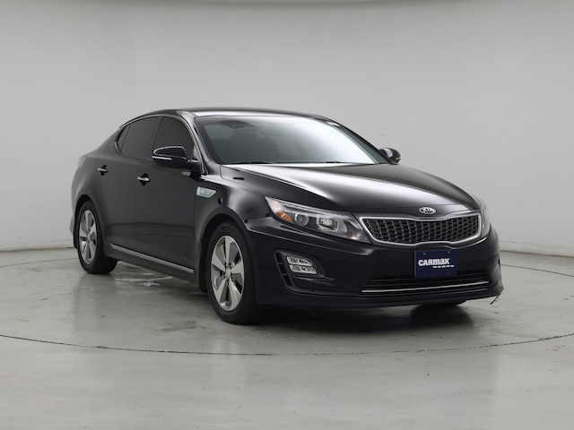 Black 2015 Kia Optima Hybrid EX Sedan Front-Wheel Drive Automatic