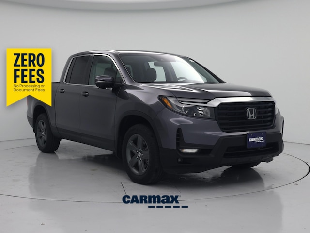 Gray 2023 Honda Ridgeline RTL AWD Pickup Truck All-Wheel Drive Automatic