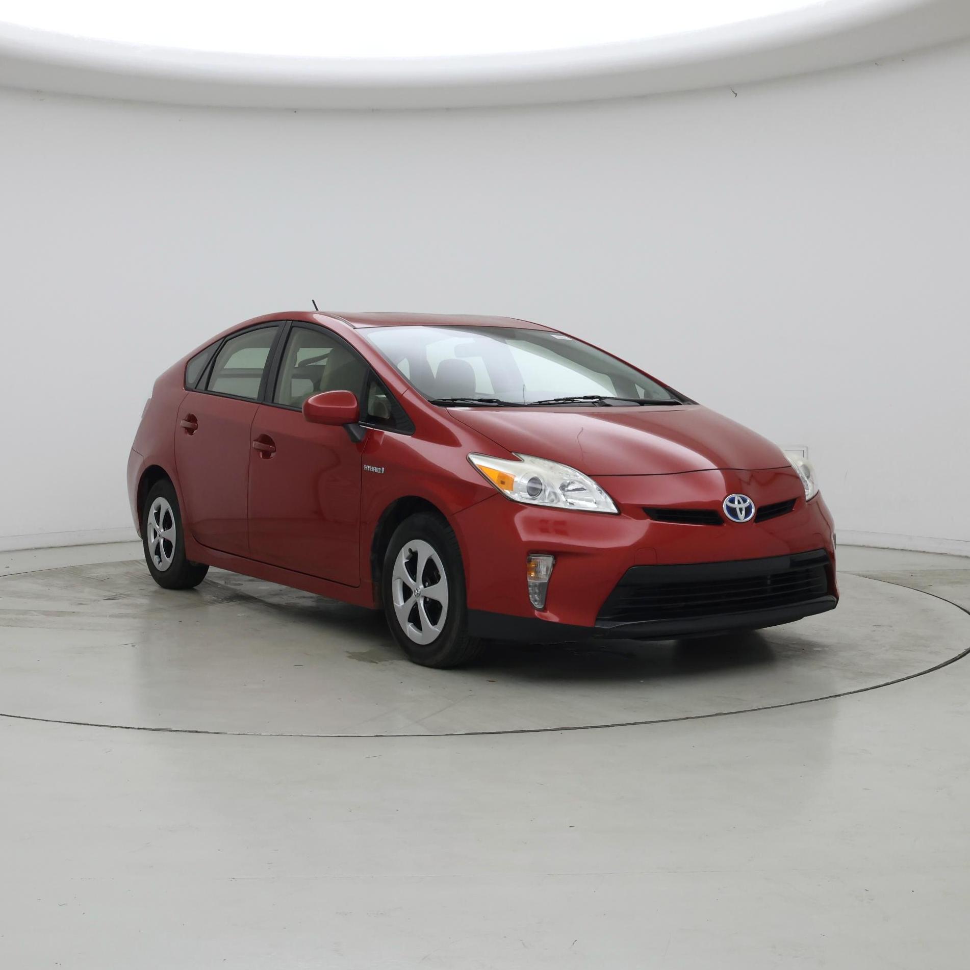 Red 2014 Toyota Prius Two Hatchback Front-Wheel Drive Automatic