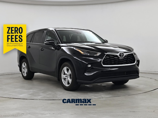 Black 2024 Toyota Highlander LE AWD SUV / Crossover All-Wheel Drive Automatic
