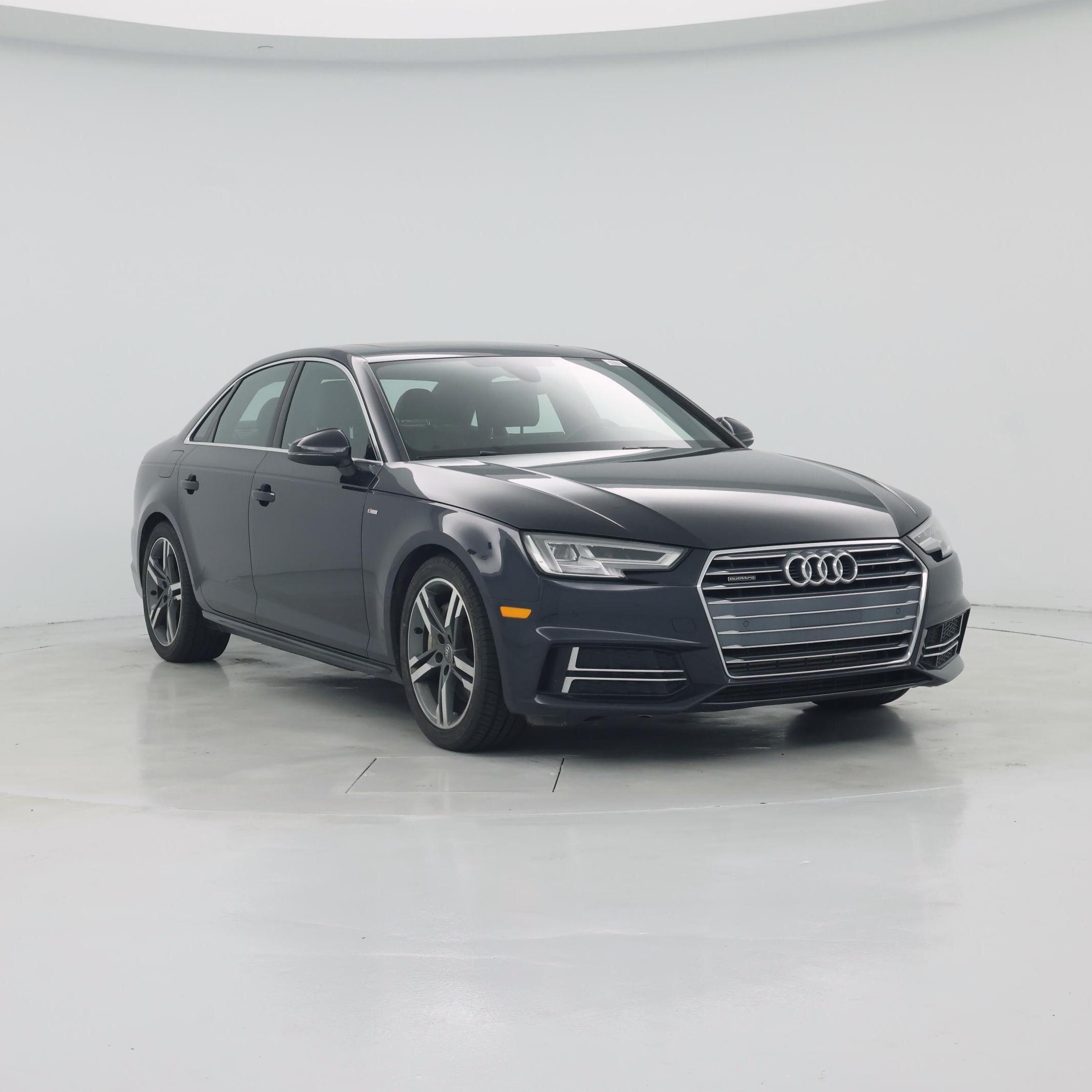 Gray 2018 Audi A4 2.0 TFSI quattro Premium Plus AWD Sedan All-Wheel Drive Automatic
