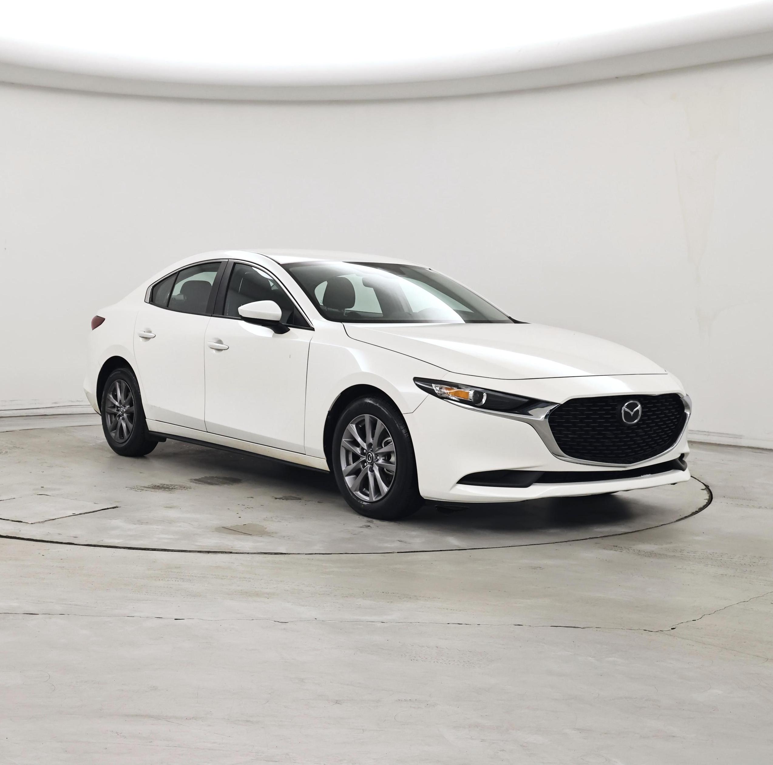 White 2022 Mazda MAZDA3 Sedan Front-Wheel Drive Automatic