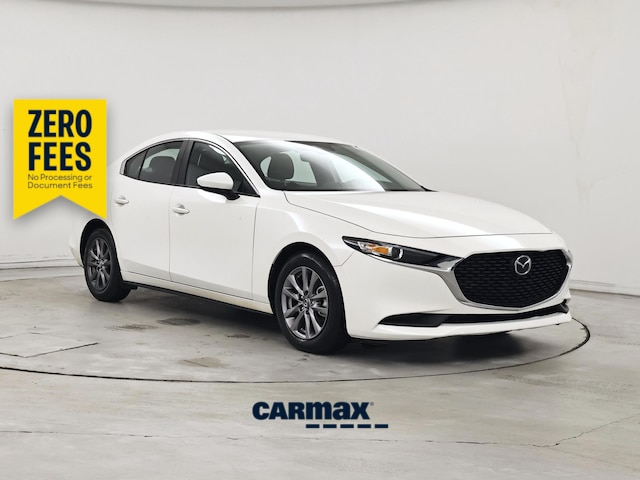 White 2022 Mazda MAZDA3 Sedan Front-Wheel Drive Automatic