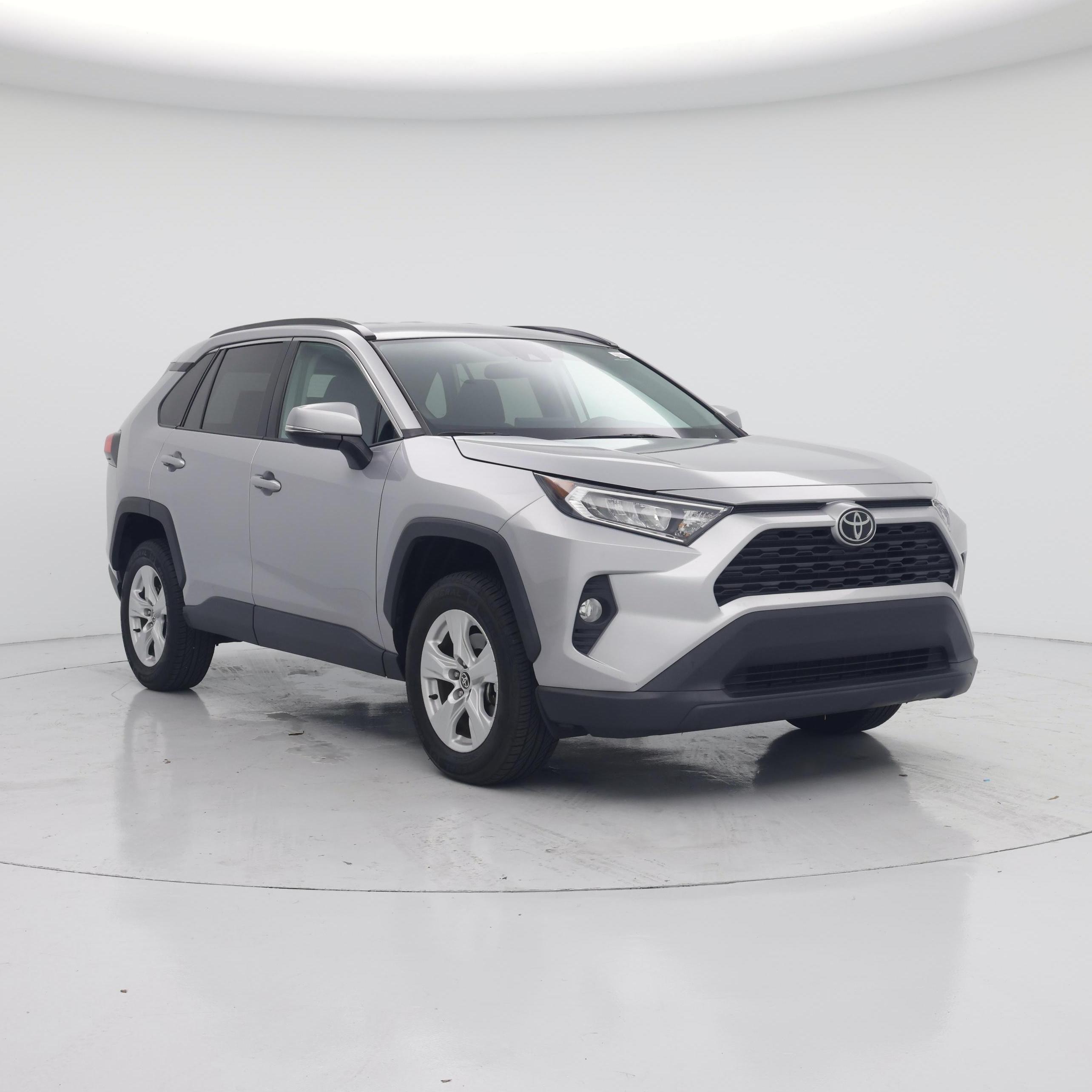 Silver 2021 Toyota RAV4 SUV / Crossover Front-Wheel Drive Automatic