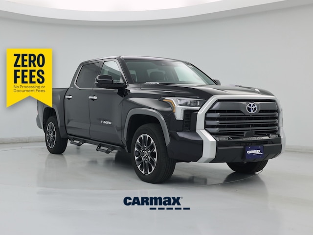 Black 2024 Toyota Tundra Hybrid Limited HV CrewMax Cab 4WD Pickup Truck Four-Wheel Drive Automatic