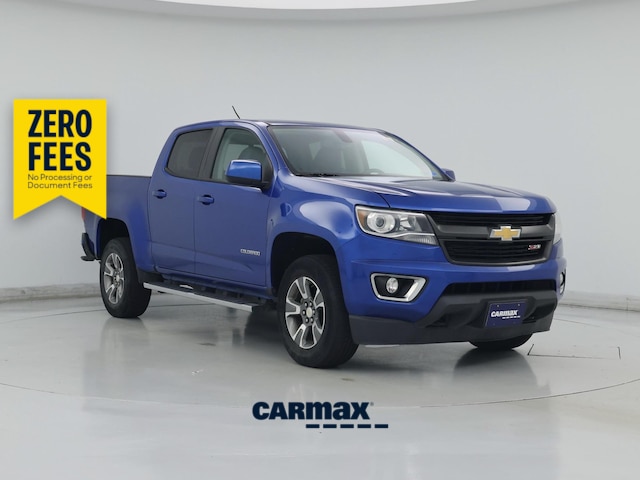 Blue 2019 Chevrolet Colorado Pickup Truck Four-Wheel Drive Automatic