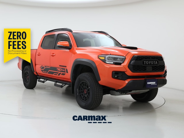 Orange 2023 Toyota Tacoma TRD Pro Double Cab 4WD Pickup Truck Four-Wheel Drive Automatic