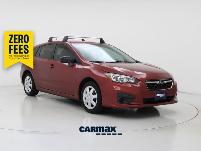 Red 2019 Subaru Impreza Sedan Manual