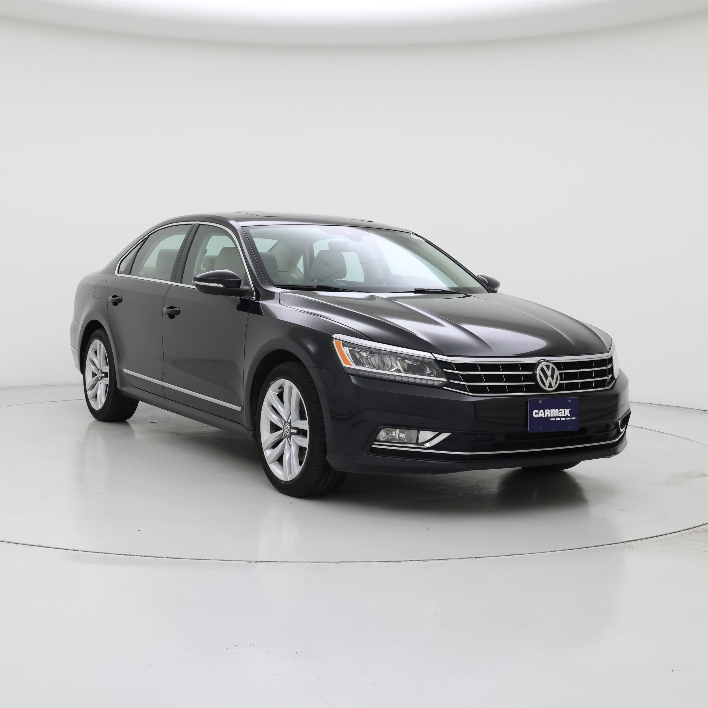 Black 2017 Volkswagen Passat 1.8T SEL Premium Sedan Front-Wheel Drive Automatic