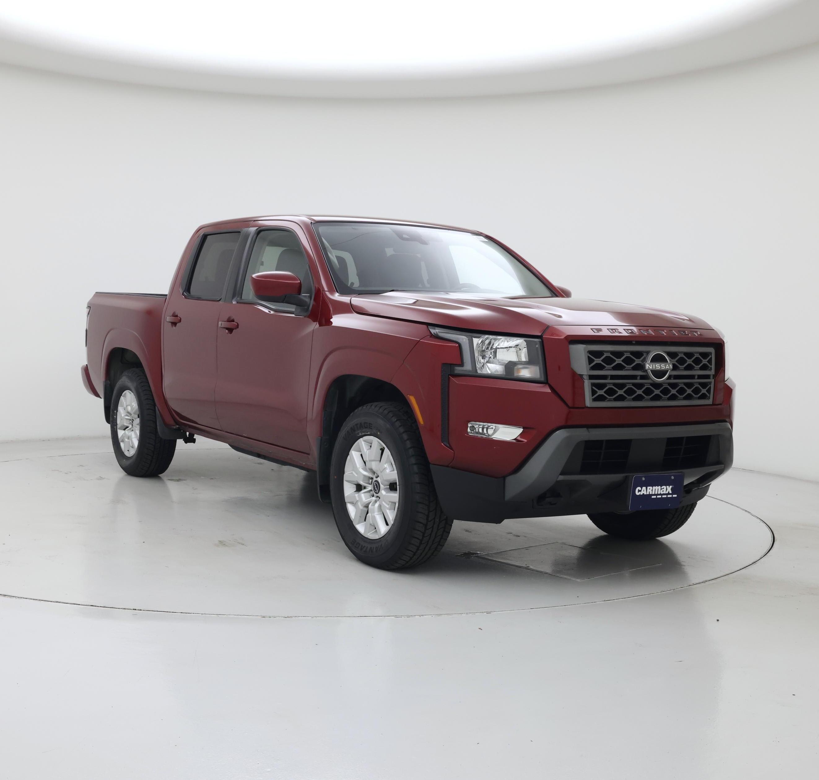 Red 2023 Nissan Frontier Pickup Truck Four-Wheel Drive Automatic