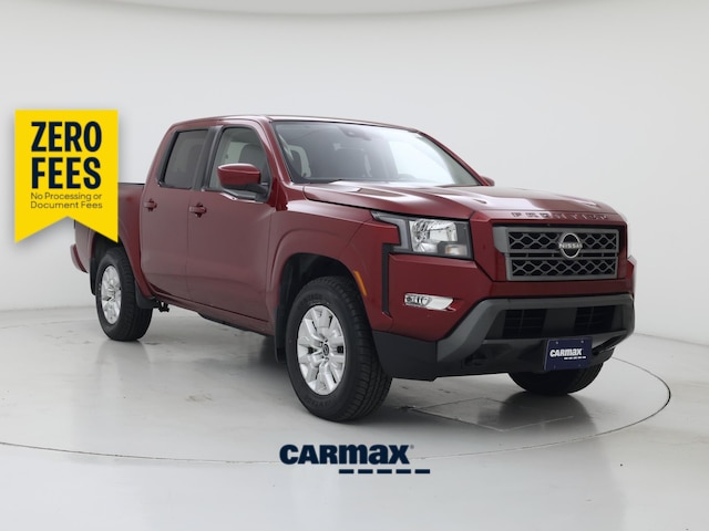 Red 2023 Nissan Frontier Pickup Truck Four-Wheel Drive Automatic