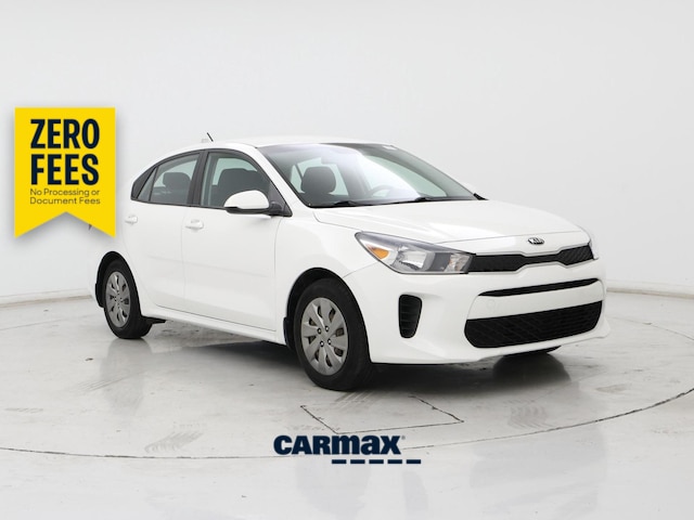 White 2019 Kia Rio S FWD Sedan Front-Wheel Drive Automatic