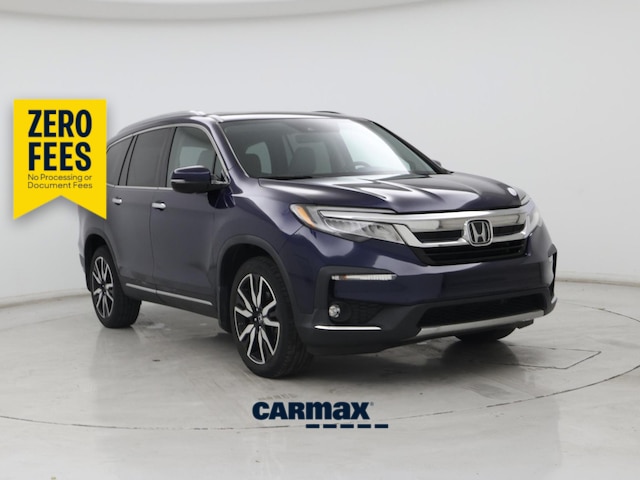 Blue 2019 Honda Pilot Touring AWD with Rear Captain's Chairs SUV / Crossover All-Wheel Drive Automatic