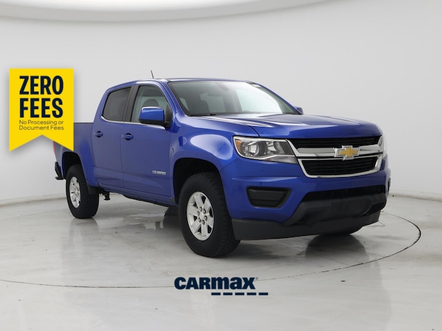 Blue 2018 Chevrolet Colorado Pickup Truck Four-Wheel Drive Automatic