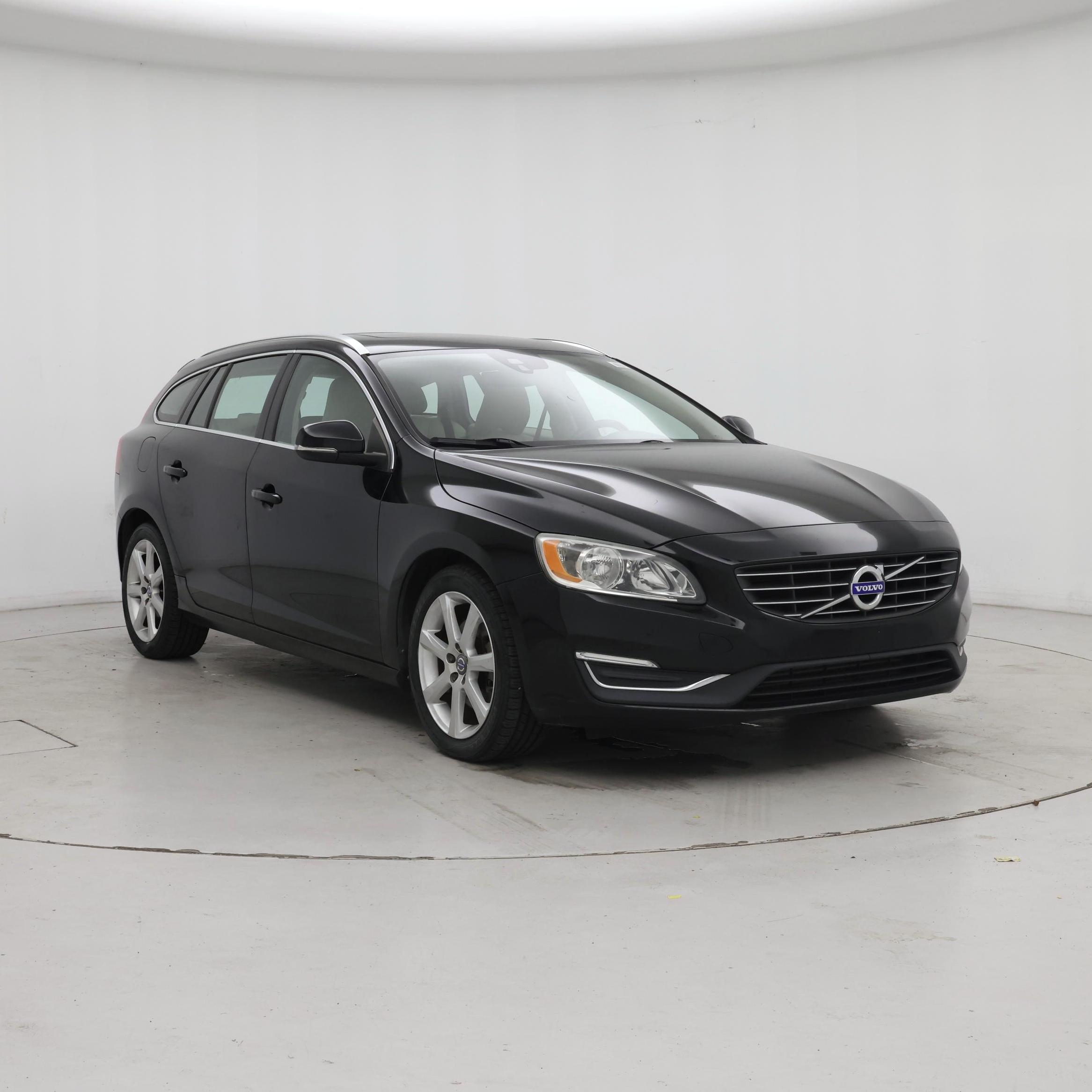 Black 2016 Volvo V60 Wagon Front-Wheel Drive Automatic
