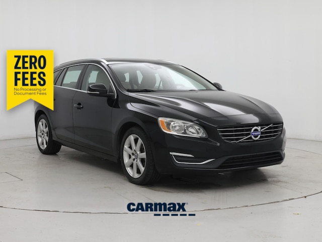 Black 2016 Volvo V60 Wagon Front-Wheel Drive Automatic