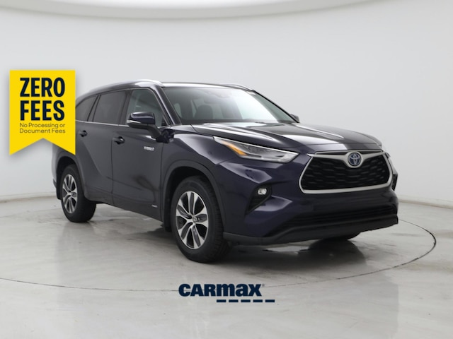 Blue 2021 Toyota Highlander Hybrid SUV / Crossover All-Wheel Drive Automatic
