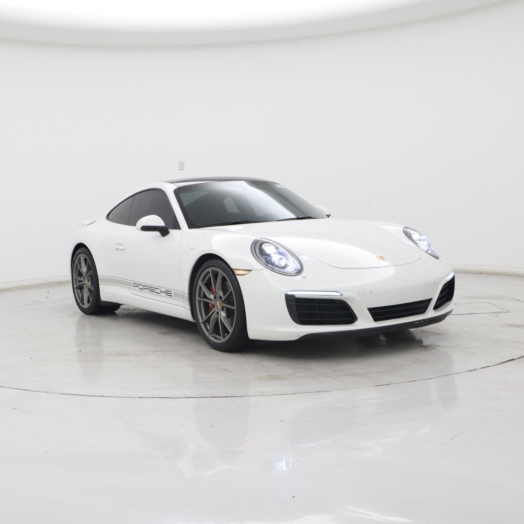White 2017 Porsche 911 Coupe Rear-Wheel Drive Automatic