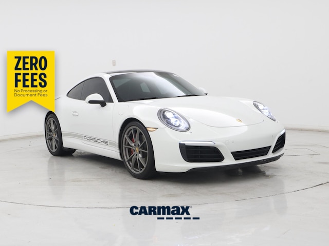 White 2017 Porsche 911 Coupe Rear-Wheel Drive Automatic
