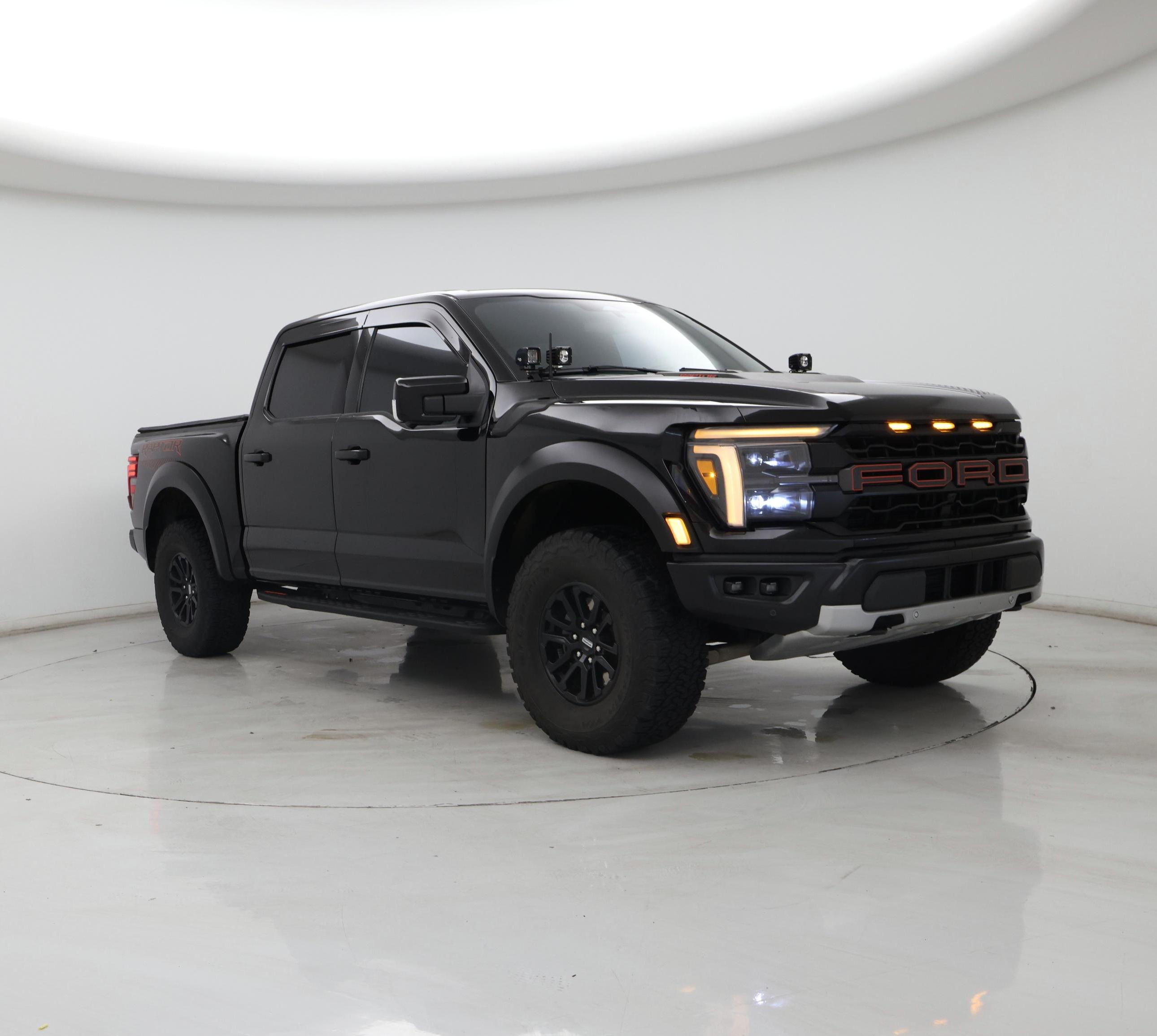 Black 2024 Ford F-150 Pickup Truck Four-Wheel Drive Automatic