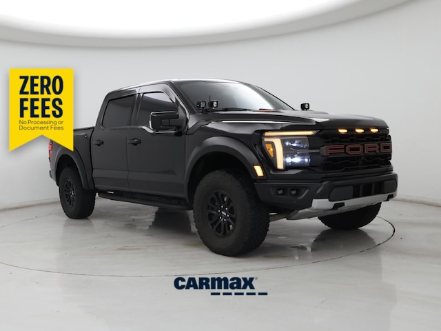 Black 2024 Ford F-150 Pickup Truck Four-Wheel Drive Automatic