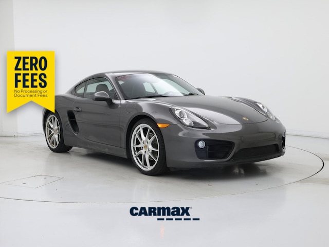 Gray 2016 Porsche Cayman Coupe Manual