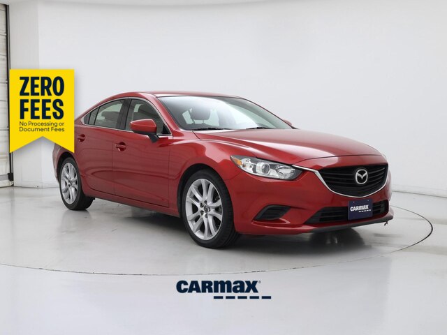 Red 2015 Mazda MAZDA6 Sedan Front-Wheel Drive Automatic