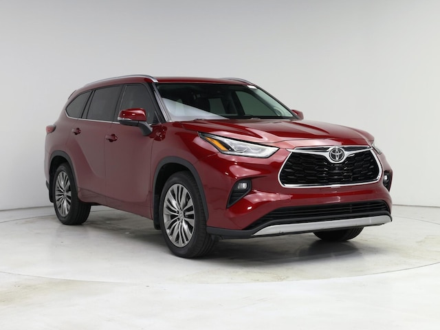 Red 2021 Toyota Highlander Platinum AWD SUV / Crossover All-Wheel Drive Automatic