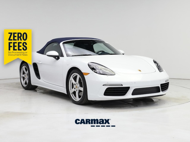 White 2022 Porsche 718 Boxster Convertible Manual