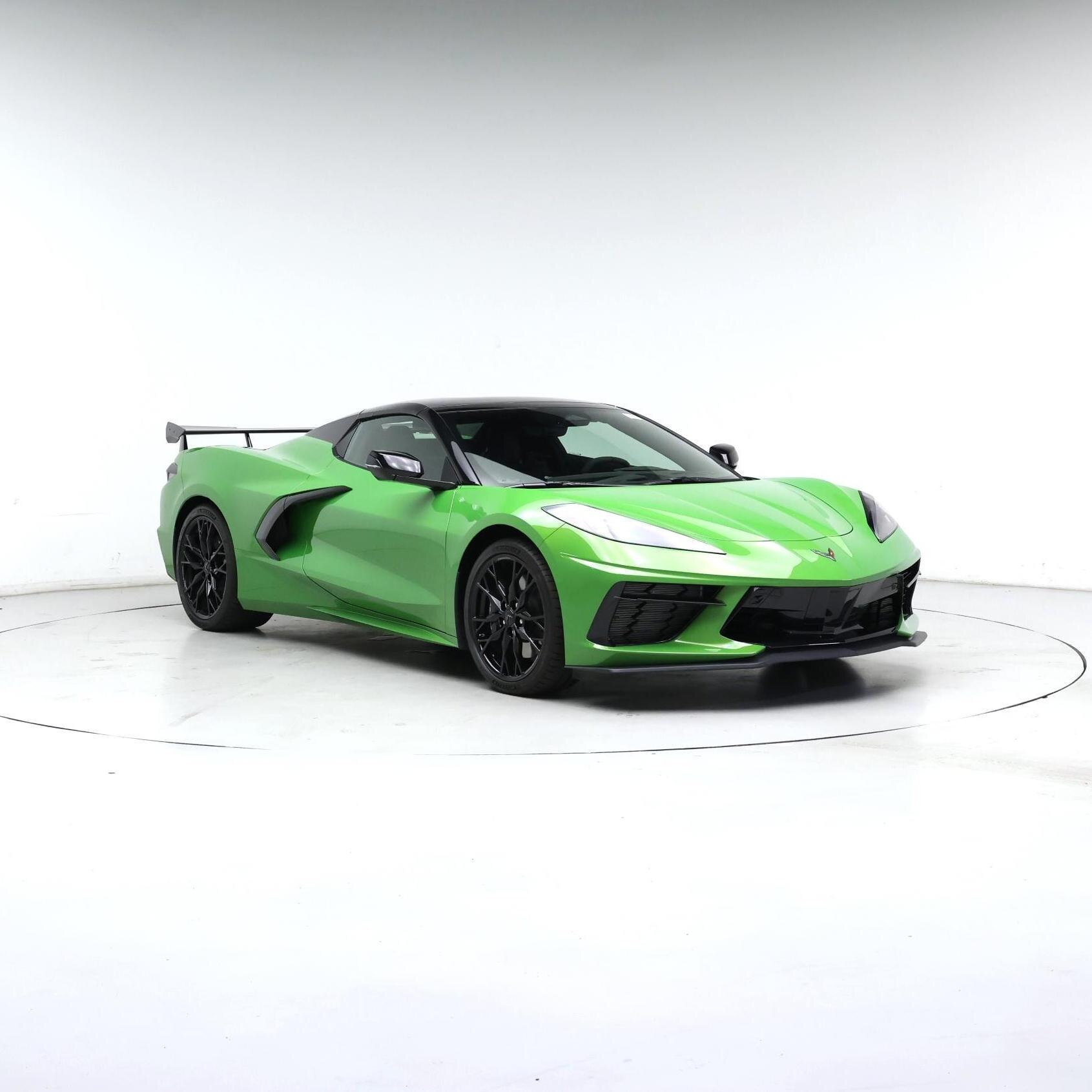 Green 2026 Chevrolet Corvette Convertible Rear-Wheel Drive Automatic