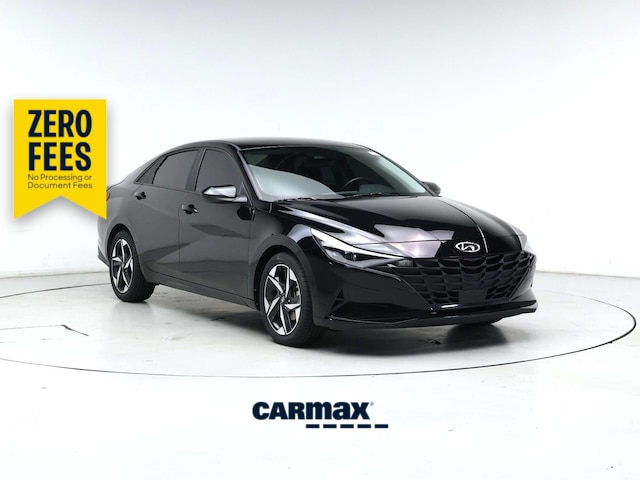 Black 2023 Hyundai Elantra SEL FWD Sedan Front-Wheel Drive Automatic