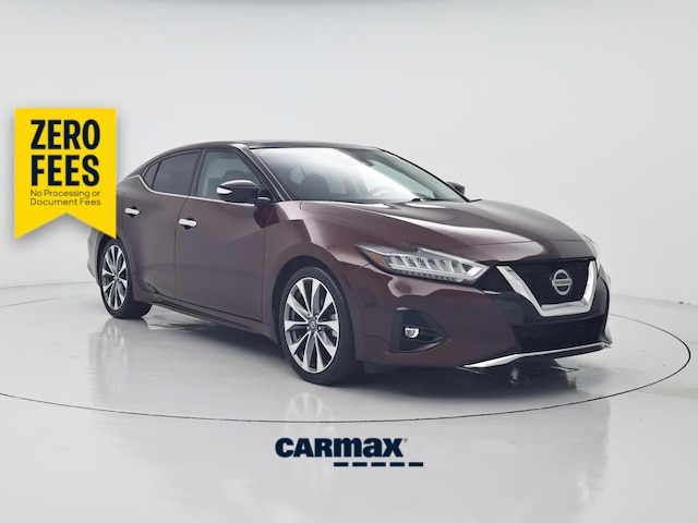 Red 2021 Nissan Maxima Platinum FWD Sedan Front-Wheel Drive Automatic