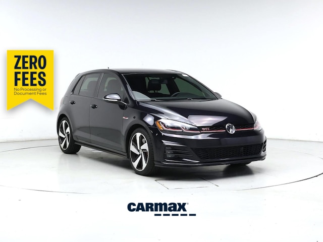 Black 2019 Volkswagen Golf GTI 2.0T SE 4-Door FWD Hatchback Front-Wheel Drive Manual