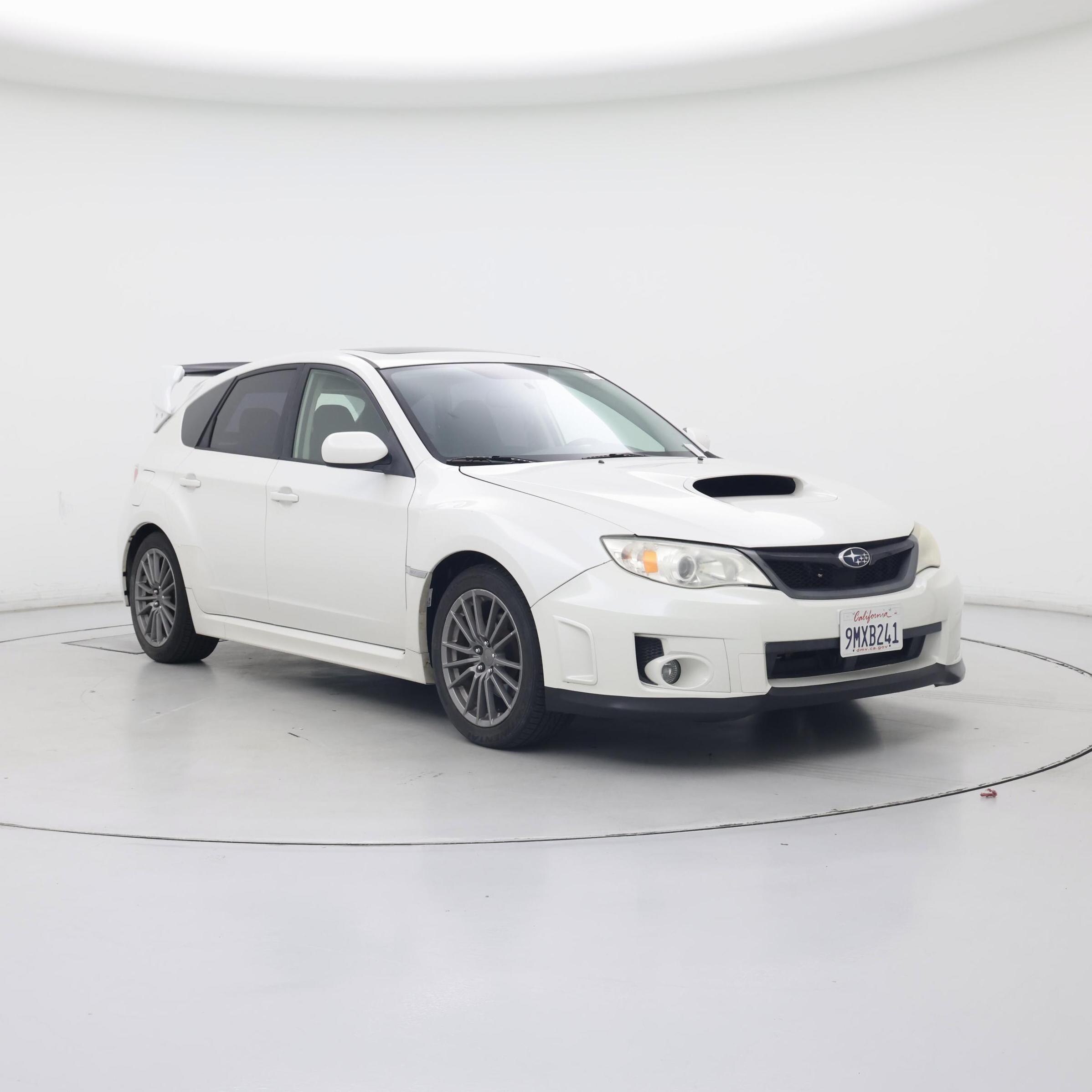 White 2014 Subaru Impreza WRX Premium Package Hatchback Hatchback All-Wheel Drive Manual