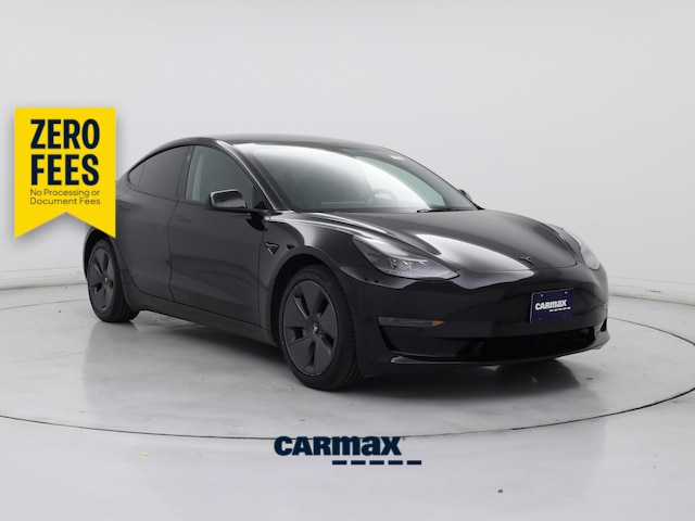 Black 2023 Tesla Model 3 Sedan Rear-Wheel Drive Automatic