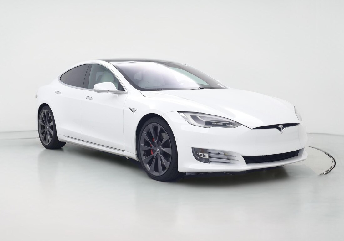 2020 Tesla Model S Performance in White — CarMax photo