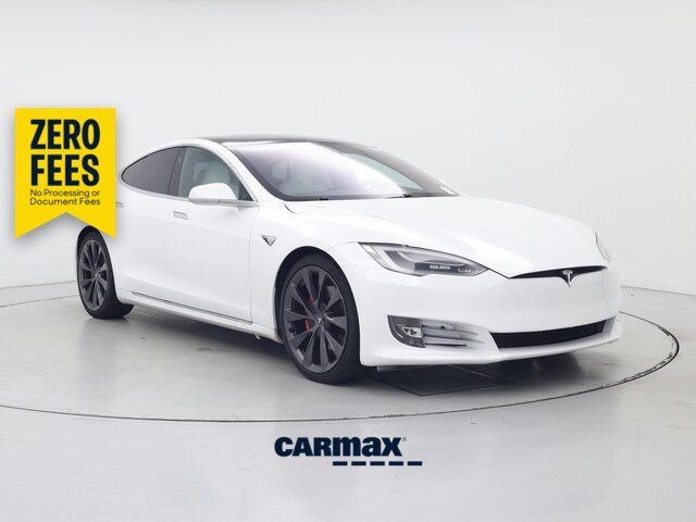 White 2020 Tesla Model S Sedan All-Wheel Drive Automatic