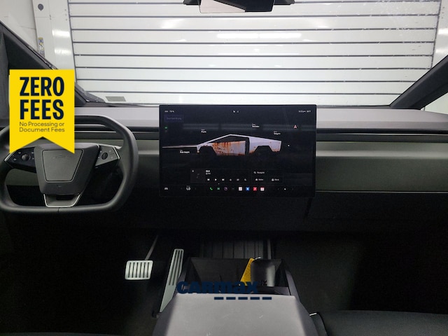Silver 2024 Tesla Cybertruck Crew Cab AWD Pickup Truck All-Wheel Drive Automatic