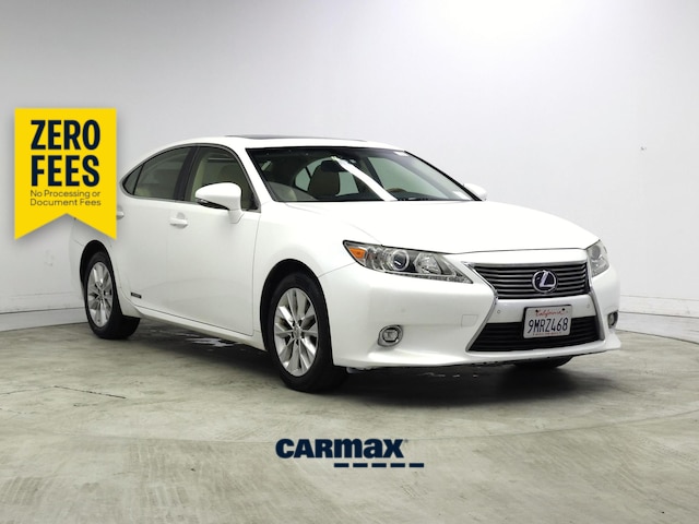 White 2015 Lexus ES Hybrid 300h FWD Sedan Front-Wheel Drive Automatic