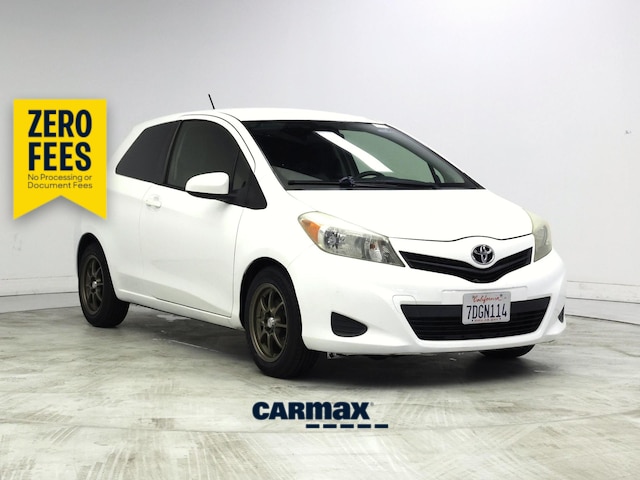 White 2014 Toyota Yaris L 2dr Hatchback Hatchback Front-Wheel Drive Automatic