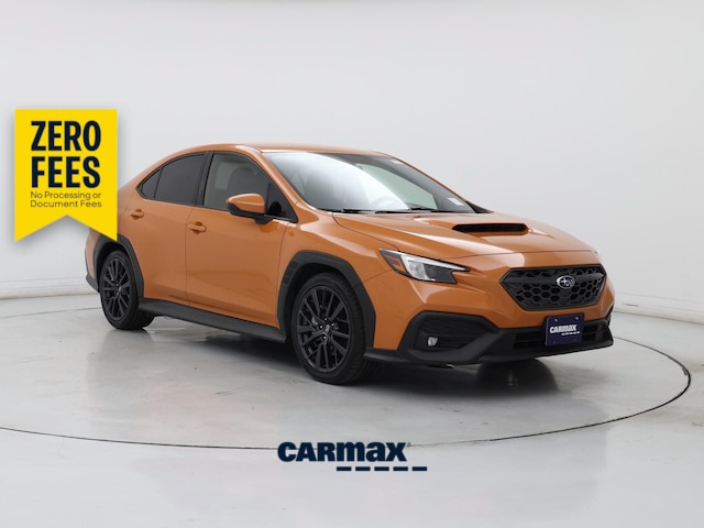 Orange 2022 Subaru WRX Sedan All-Wheel Drive Manual