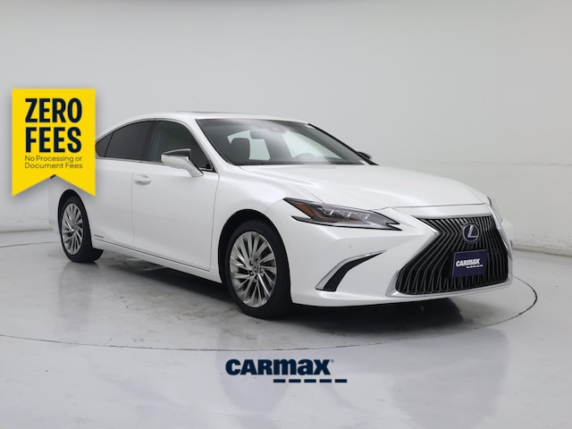 White 2021 Lexus ES Hybrid Sedan Front-Wheel Drive Automatic