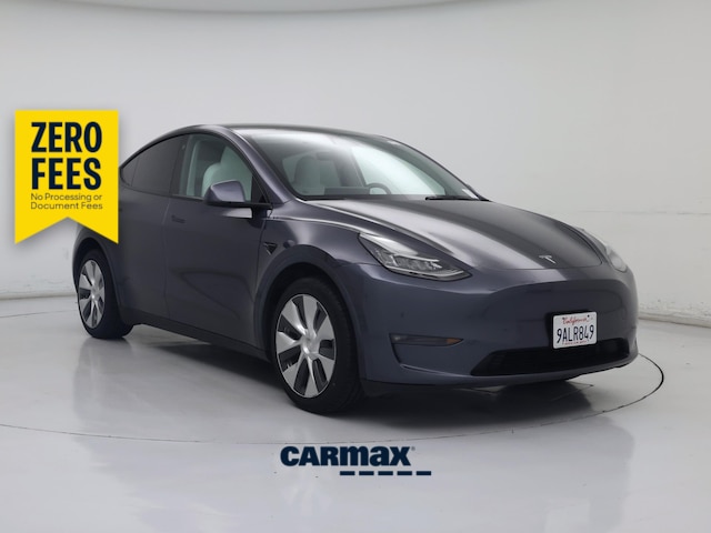 Gray 2022 Tesla Model Y Long Range AWD SUV / Crossover All-Wheel Drive Automatic