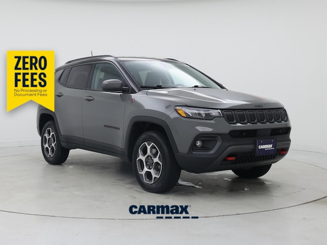 Gray 2022 Jeep Compass Trailhawk 4WD SUV / Crossover Four-Wheel Drive Automatic