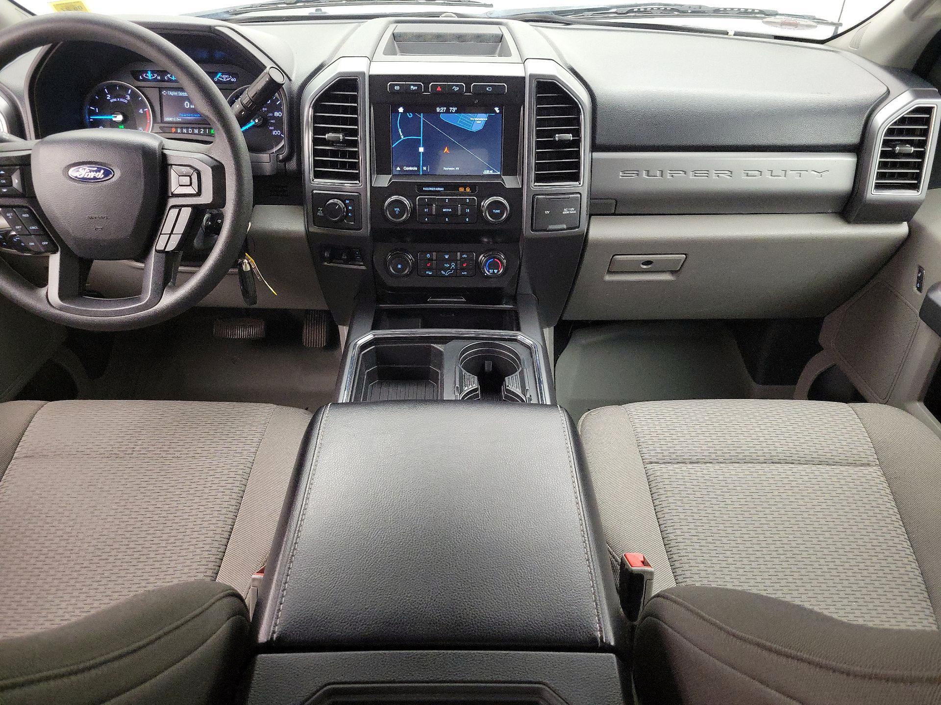 Blue 2019 Ford F-250 Super Duty Pickup Truck Four-Wheel Drive Automatic
