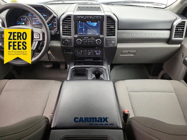 Blue 2019 Ford F-250 Super Duty Pickup Truck Four-Wheel Drive Automatic