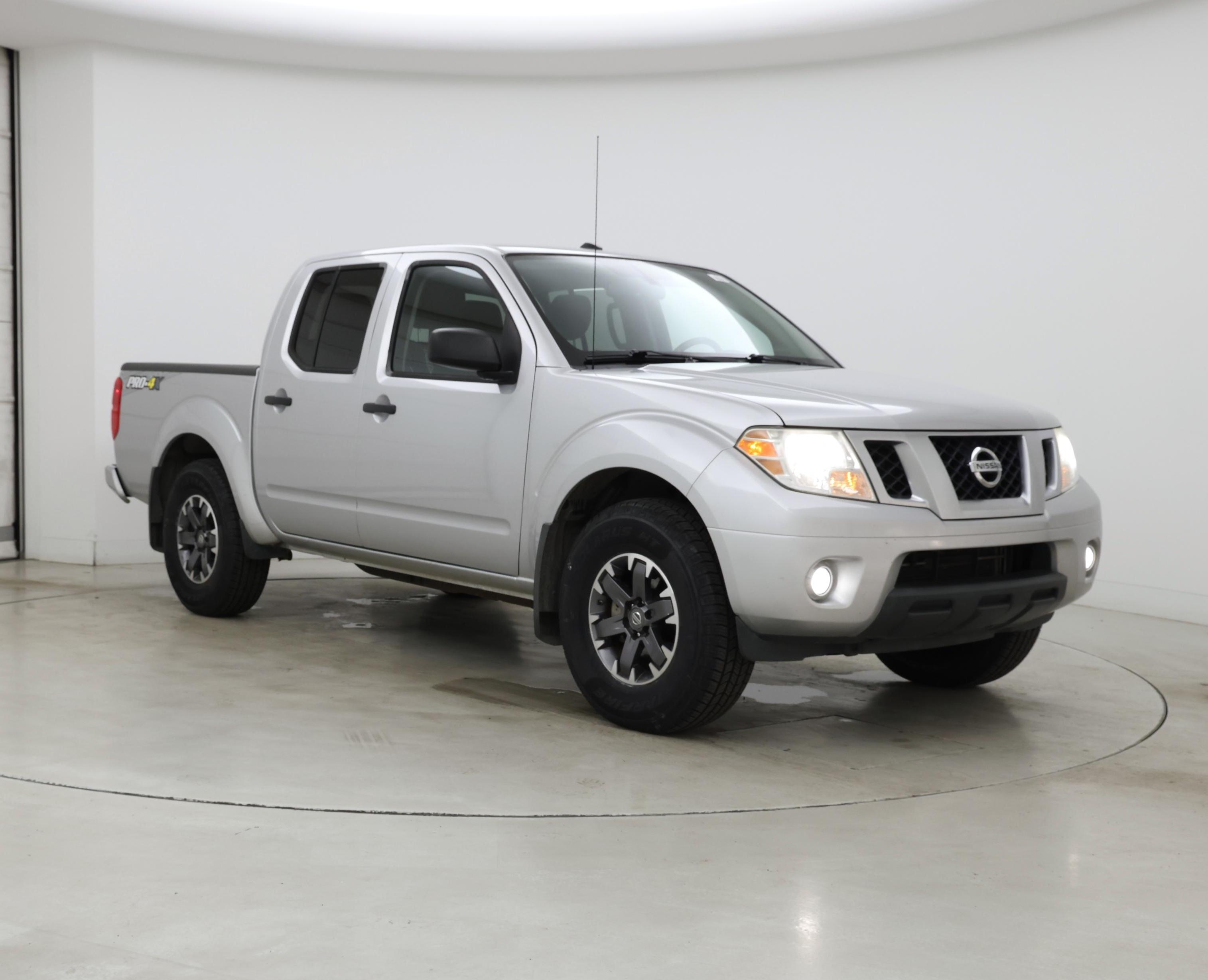 Silver 2019 Nissan Frontier Pickup Truck Four-Wheel Drive Automatic